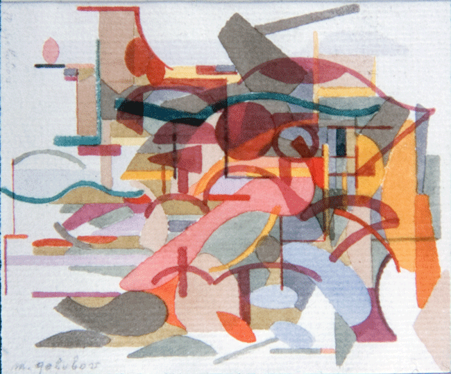 Maurice Golubov - Untitled Abstraction 1954