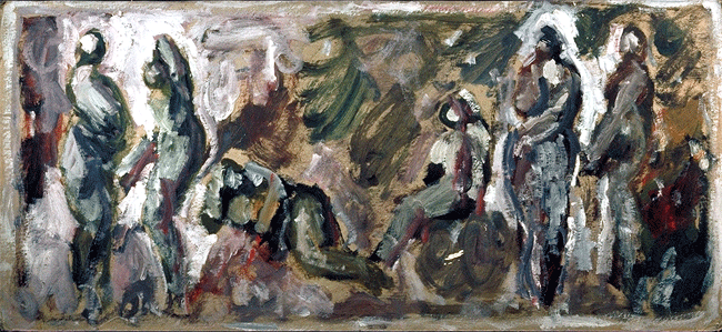 Maurice Golubov - Figures Frieze 1946