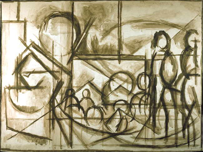 Maurice Golubov Figures - Untitled 1941