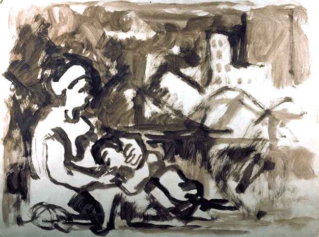 Maurice Golubov Figures - Untitled 1945