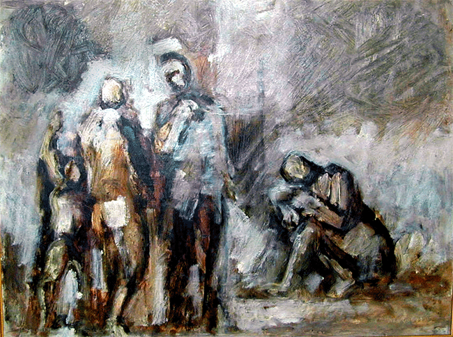 Maurice Golubov Figures - Untitled 1954